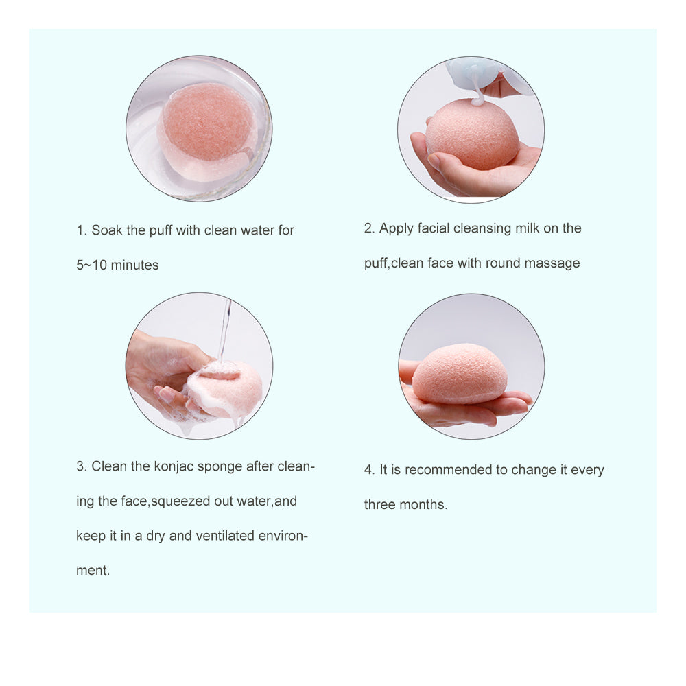 Fulljion Shape Konjac Sponge Cosmetic Puff