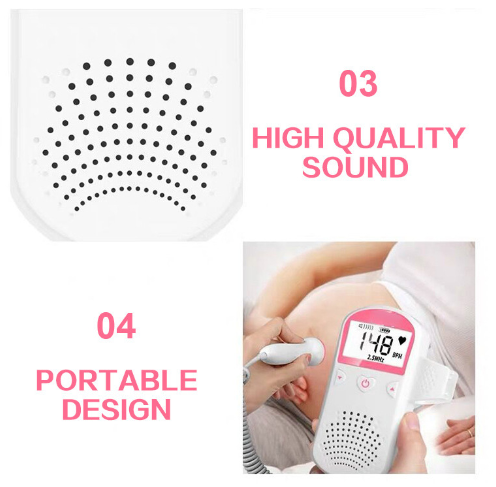 Home fetal pregnant women fetal heartbeat detection