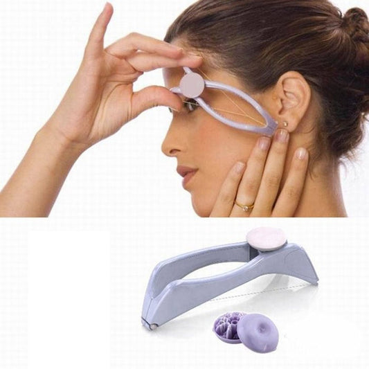 Slique facial cotton plucking hair removal device