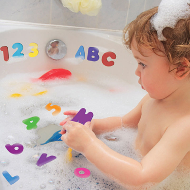 Children's foam digital water toys bathtub alphabet 36pcs