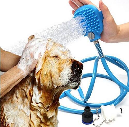 Pet Bath Cleaner Brush Silicone Shower Nozzle