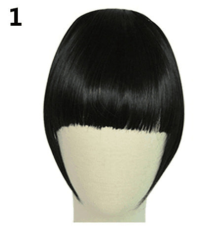 New Women Natural Bangs Fringe Hairpiece Clip