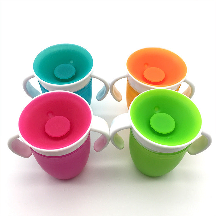 Children's silicone 360 leakproof baby infant child drinking cup