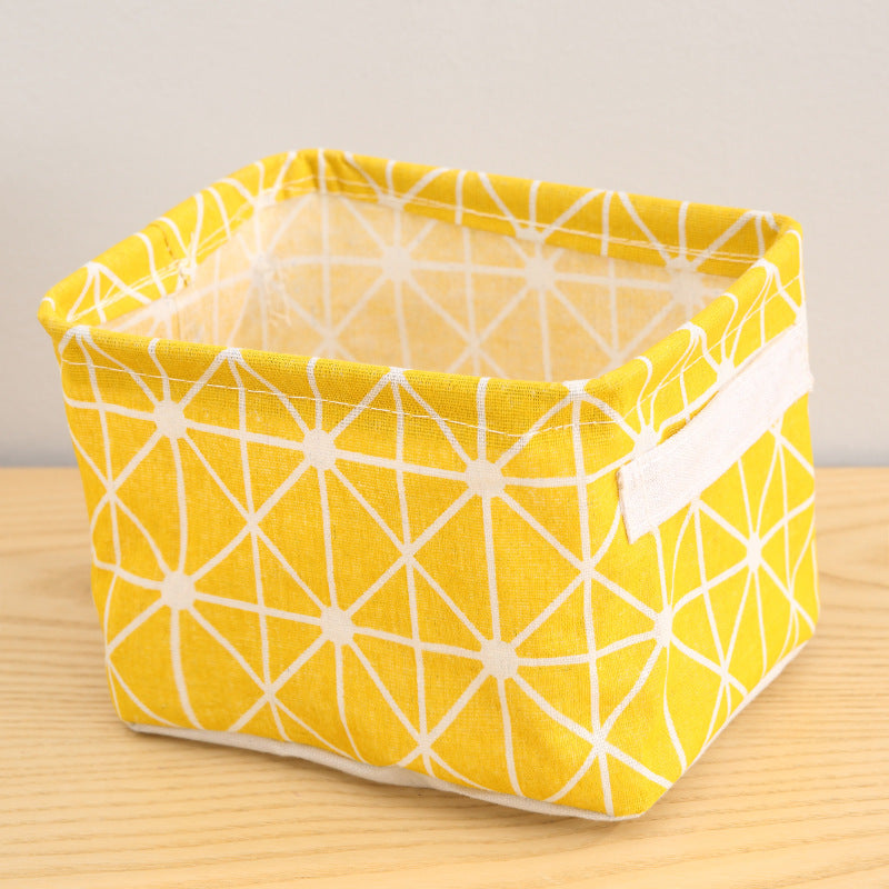 Japanese personality fabric storage basket