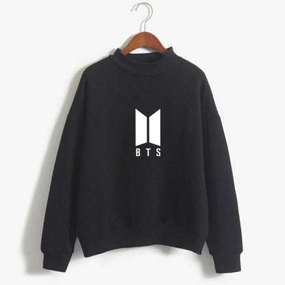 New Women BTS letter pattern printing top