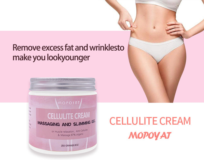 Beauty salon fever reducing belly massage cream