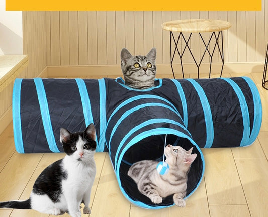 Pet cat and dog tunnel-type toys