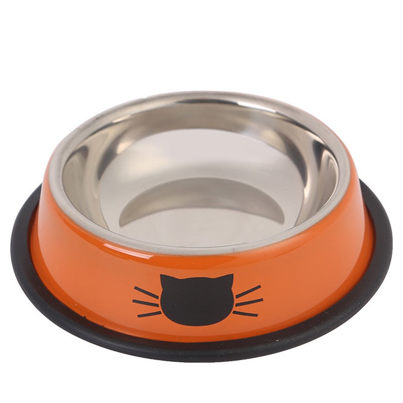 Hot-selling color stainless steel pet bowl