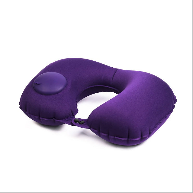 New Travel Automatic Press inflatable neck pillow