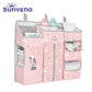 Multifunctional Infant Crib Diaper Waterproof Storage Bag