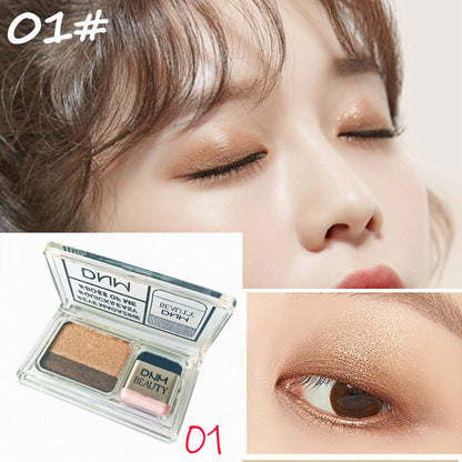 DNM lazy two-color gradient pearlescent eye shadow