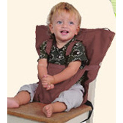 Portable all-in-one baby colorful dining chair with protective belt