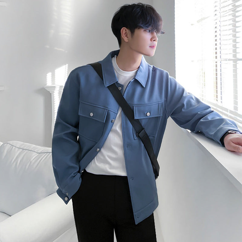 MYQ Korean Men’s trend of casual self-cultivation jacket