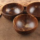 Natural Log Coconut Shell Bowl