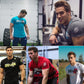 Muscle Men’s Fitness Sports Casual Cotton Print T-Shirt