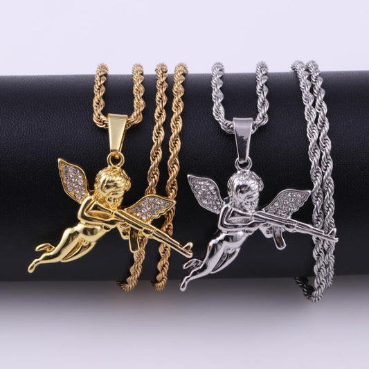 Angel necklace pendant - Watch & Jewelry