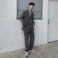 MYQ Korean Men’s casual drape wide-leg suit pants
