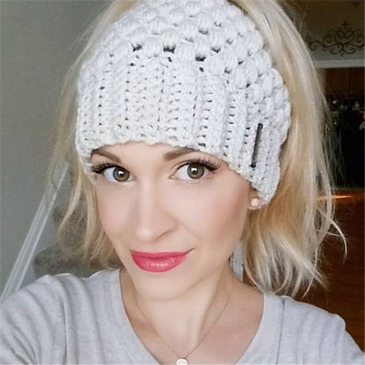 Women winter knitted hat