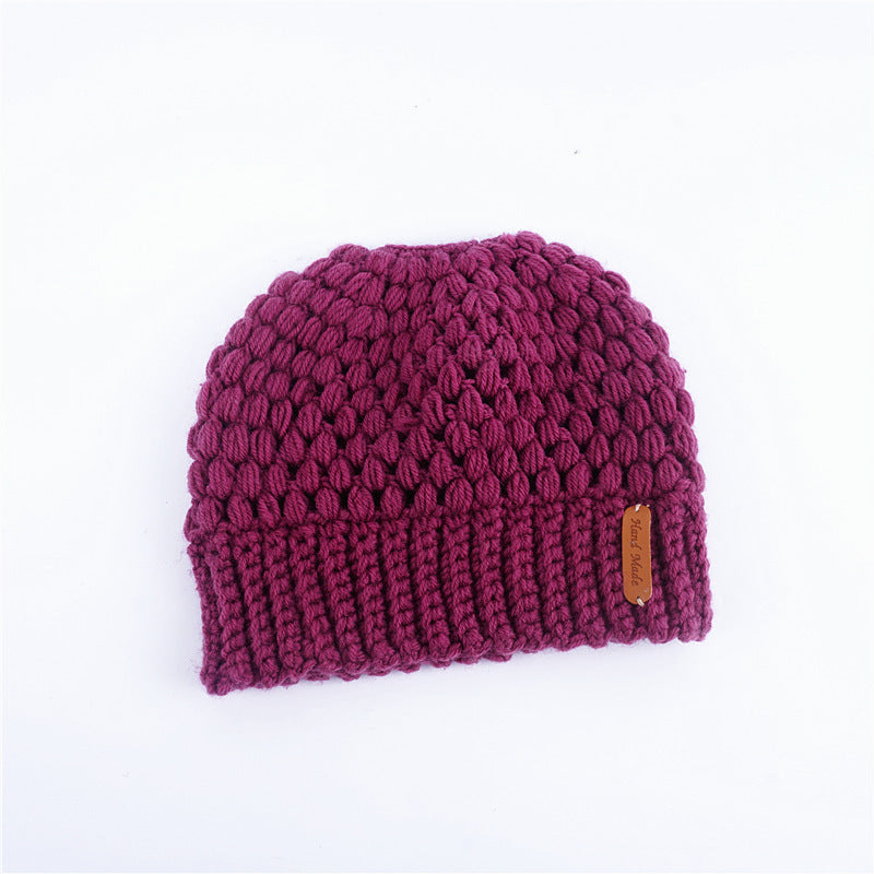 Women winter knitted hat