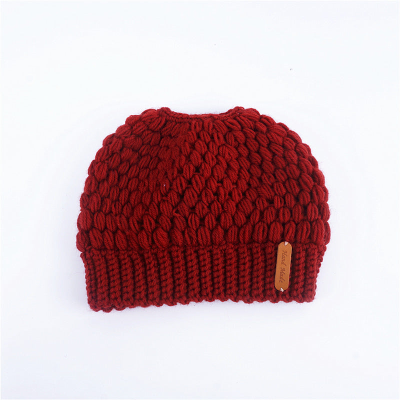 Women winter knitted hat