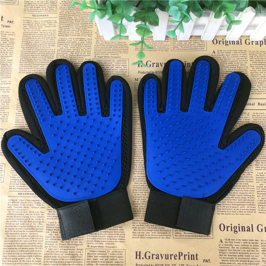 Pet artifact hair removal gloves