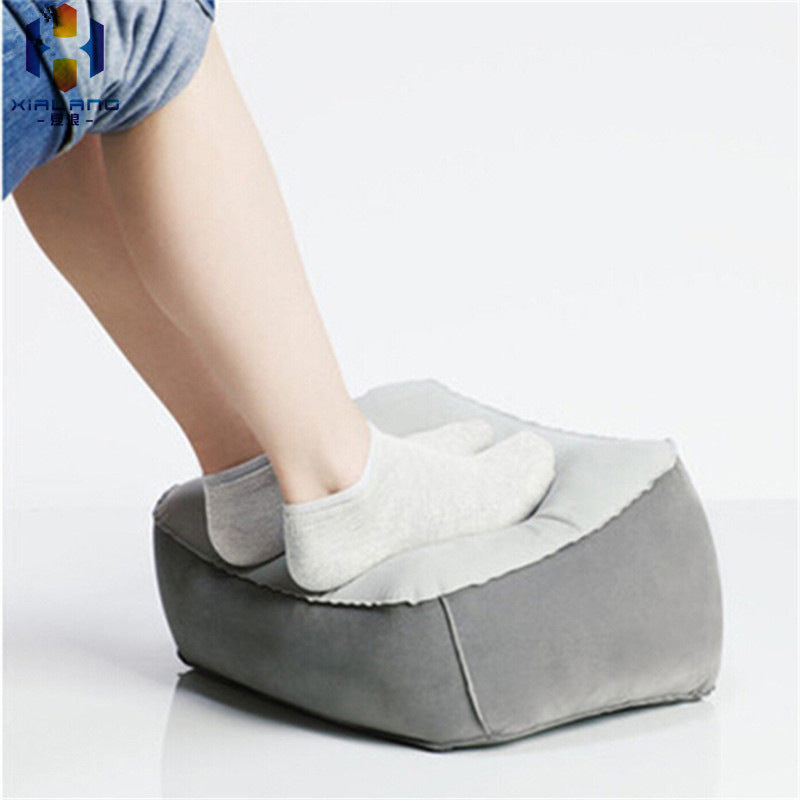 Travel Inflatable foot flocking massage pad