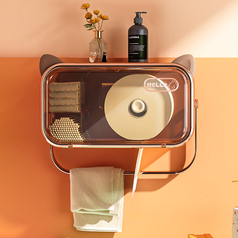 New Korean bathroom multifunctional wall-mounted tissue box