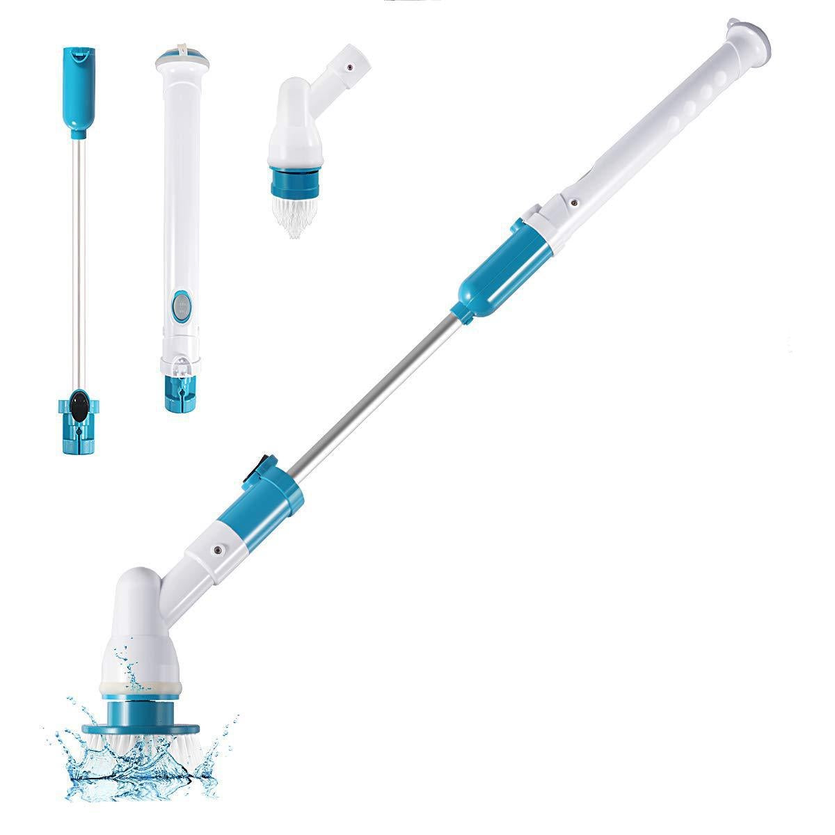 New Rechargeable automatic rotating telescopic cleaning Long brush