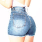 New women high waist denim shorts