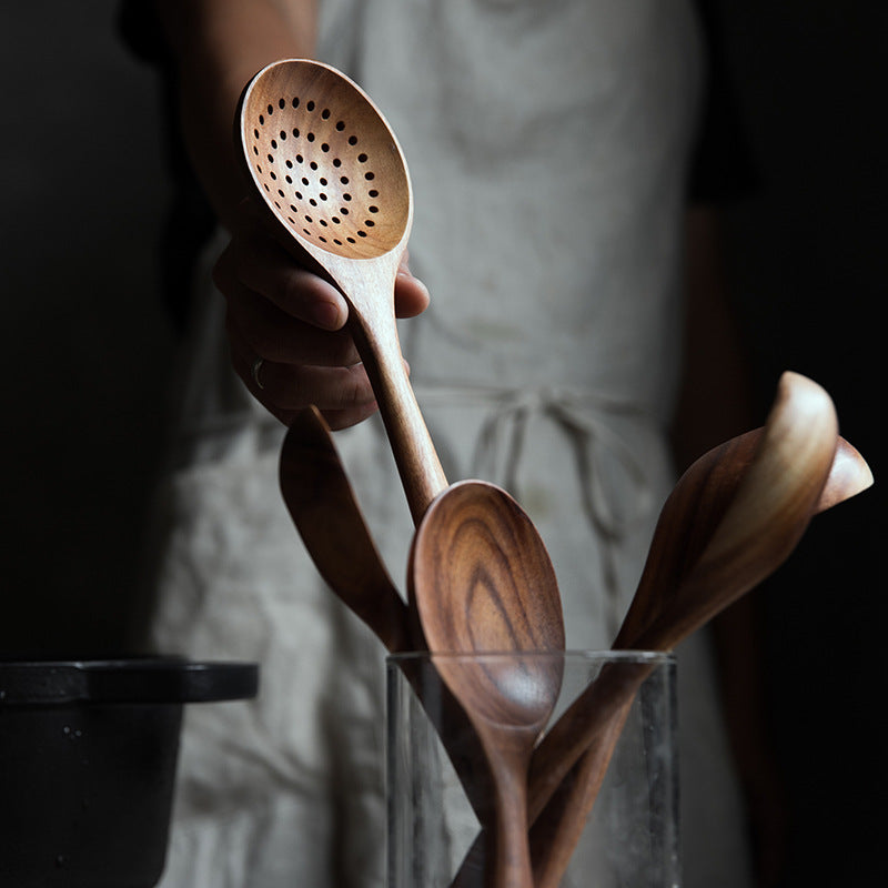 Thai teak kitchen wood spoon