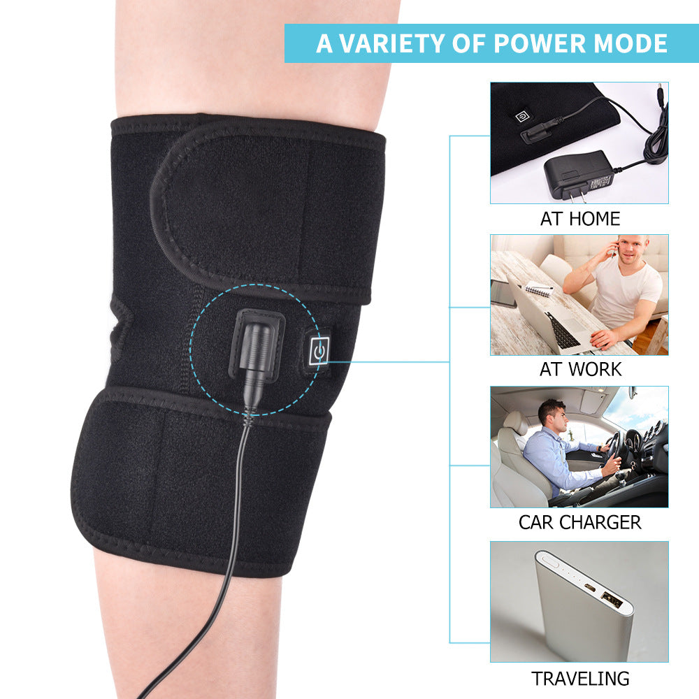 Heating knee joint protective massager