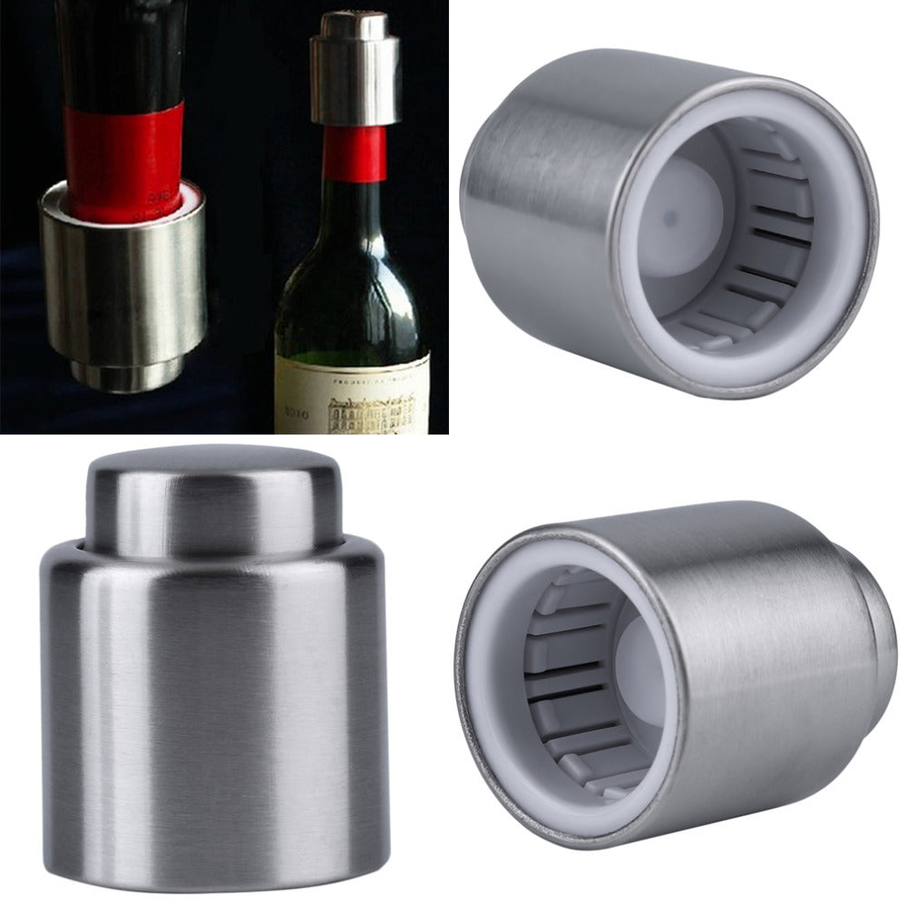 Stainless fresh-keeping wine stopper