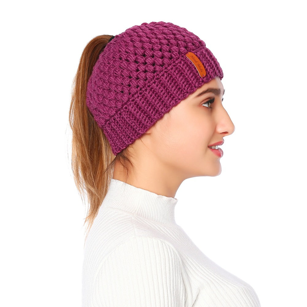 Women winter knitted hat