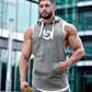 Muscle Brothers Men’s Sports Sleeveless Hooded Vest