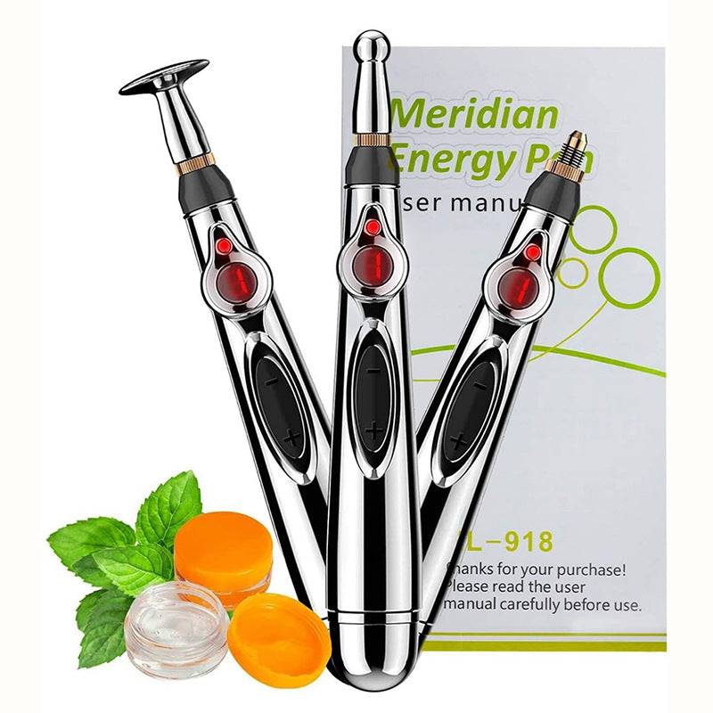 Electronic pulse massage acupuncture pen