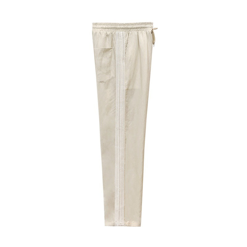 MYQ Korean Men’s Cotton Linen Casual Pants