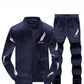 New men’s spring fashion baseball collar casual suit