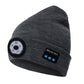Hot selling women men’s sports wireless bluetooth headset led light cap