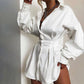 New Women European and American sexy waist shirt
