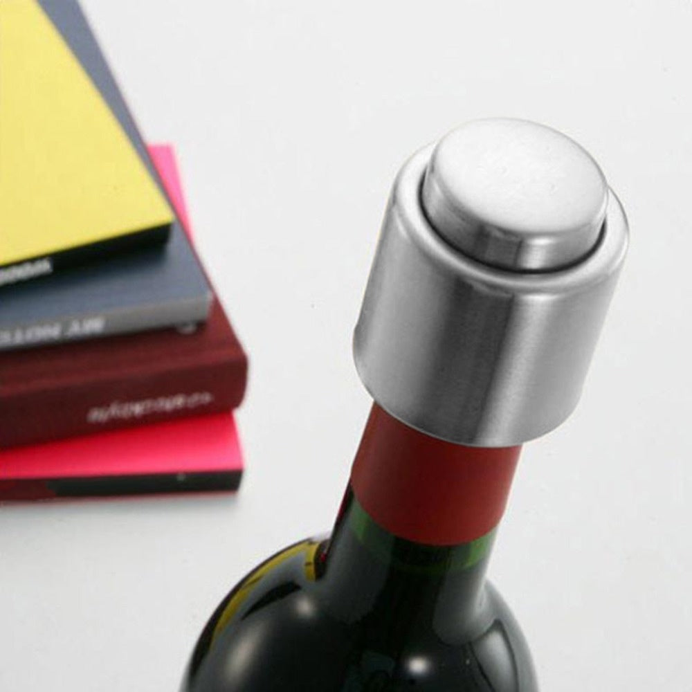 Stainless fresh-keeping wine stopper