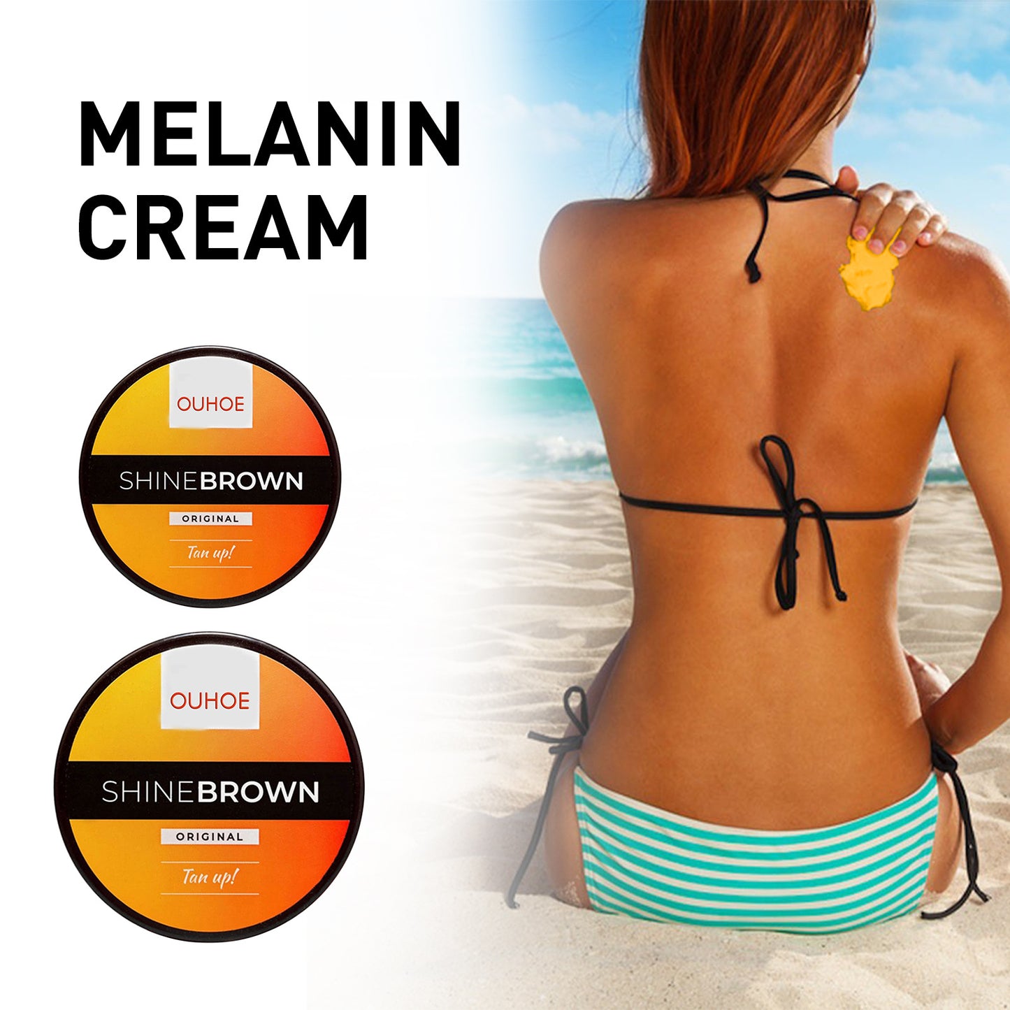 Sports Aloe gel bronze tanning cream