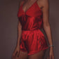 Hot selling women open back pajamas set