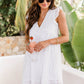 Women summer new hollow V-neck dress