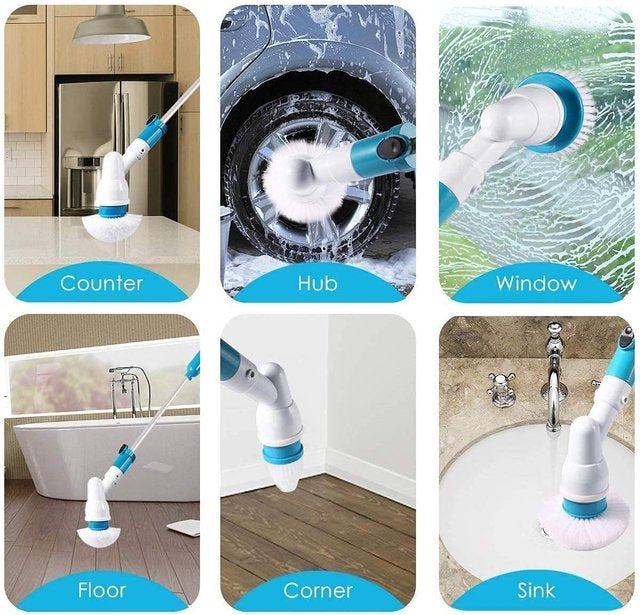 Electric Spin Scrub Cleaning Brush