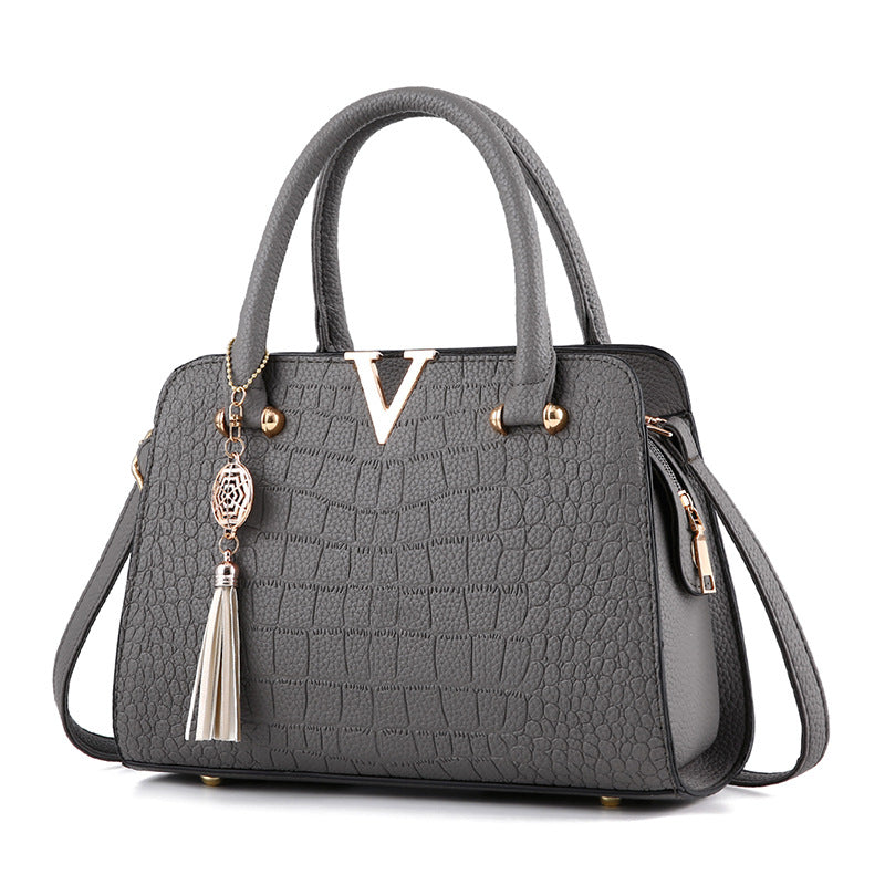 New Fashion Women crocodile pattern handbag