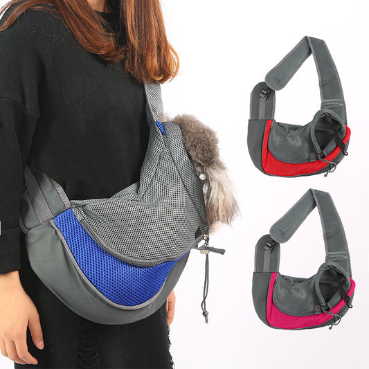 Pet Dog Cat Breathable mesh backpack shoulder bag