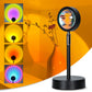 16 color video background sunset led light