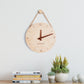 Hot selling Japanese Wooden sling creative wall clock