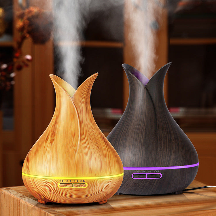 Petal wood remote aromatherapy machine