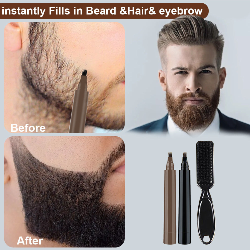 Waterproof Beard filling pen set